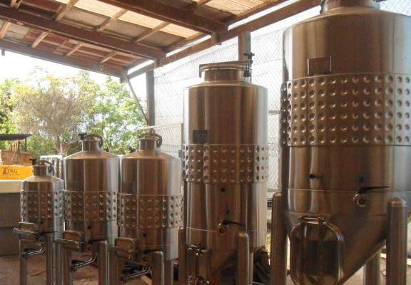 Tanque para fermentação de vinho